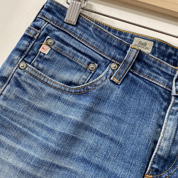 Adriano Goldshmied Stilt Cigarette Jean Shorts Navy Blue 29R - Picture 3 of 10